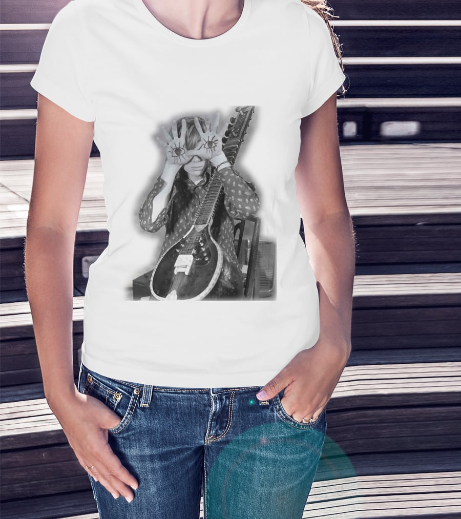 Psychedelic Eyes With Sitar Vibes T-Shirt