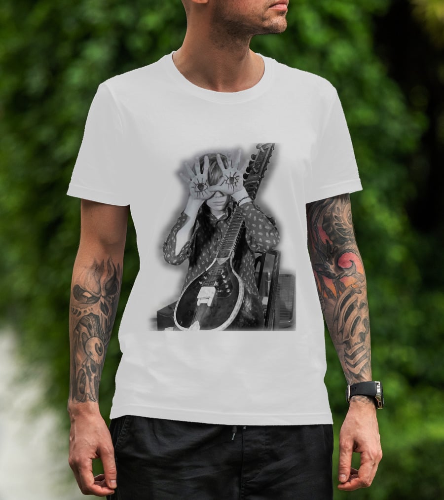 Psychedelic Eyes With Sitar Vibes T-Shirt