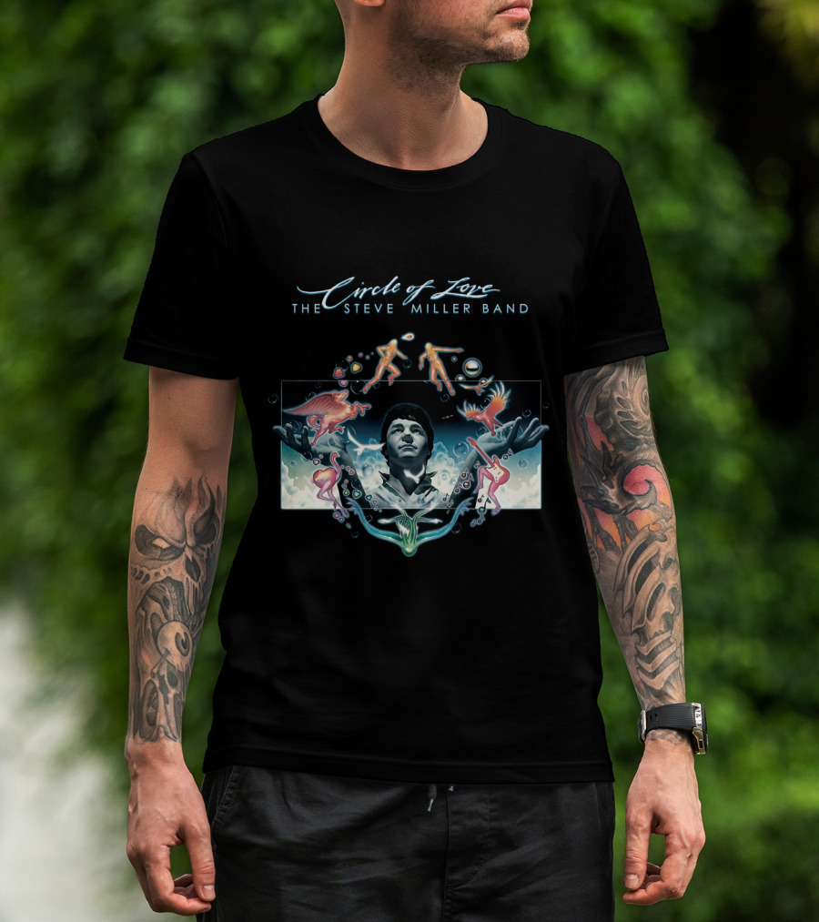 Circle Of Love The Steve Miller Band Album Cover Artwork T-Shirt