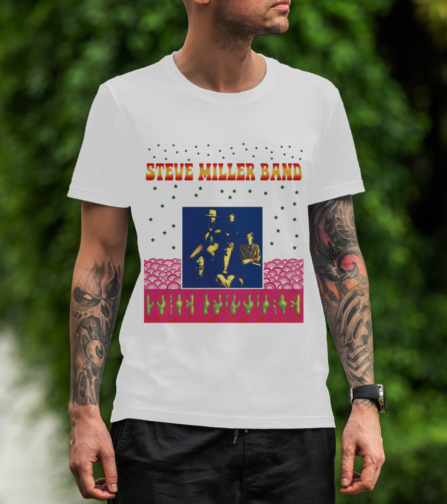 Steve Miller Band Cactus And Stars T-Shirt