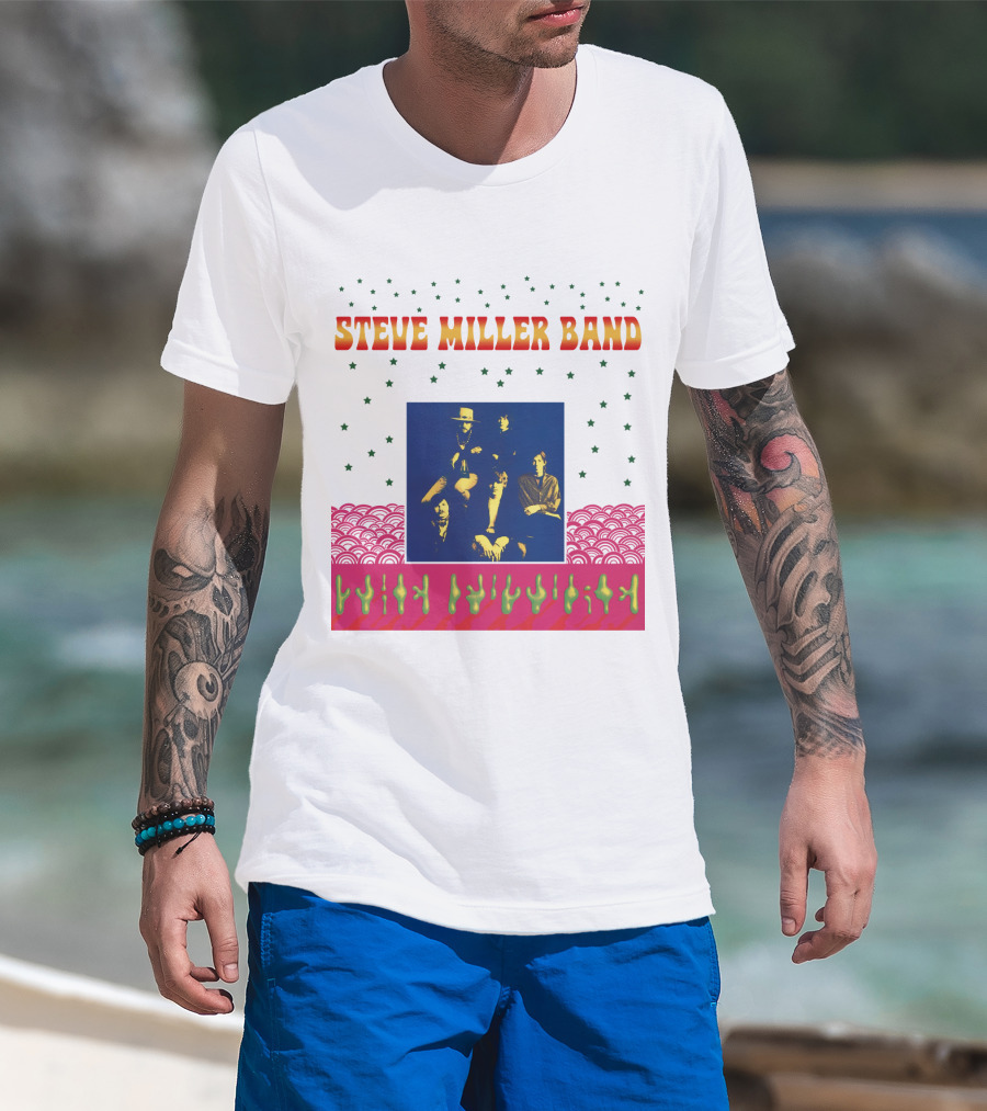 Steve Miller Band Cactus And Stars T-Shirt