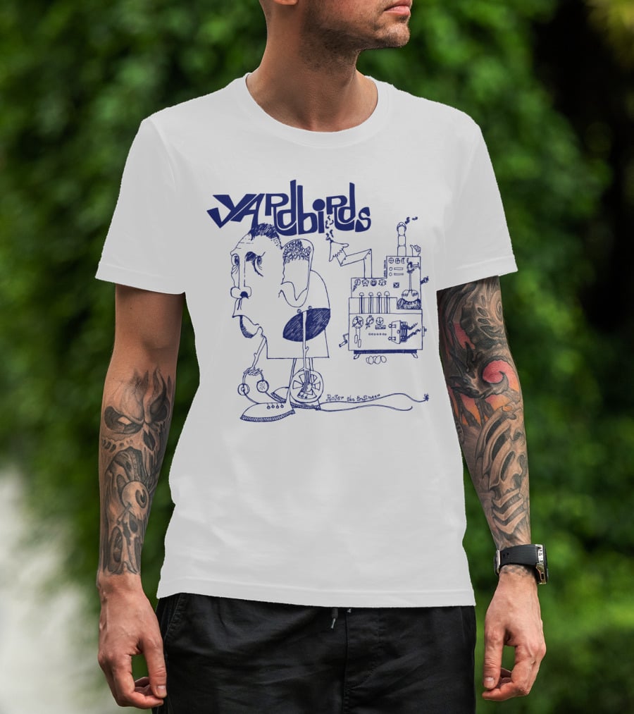 Yardbirds Poster Artwork By Roger The Engineer T-Shirt