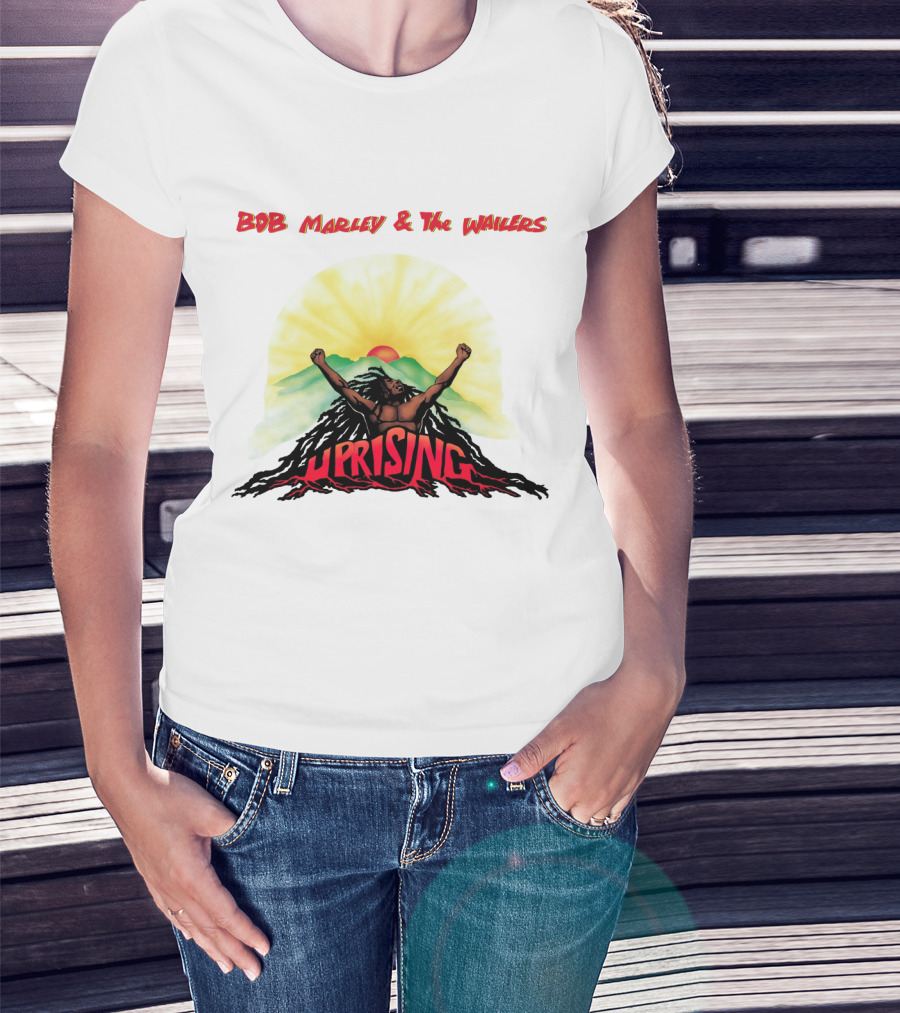 Bob Marley & The Wailers Uprising Sun Mountain Freedom T-Shirt