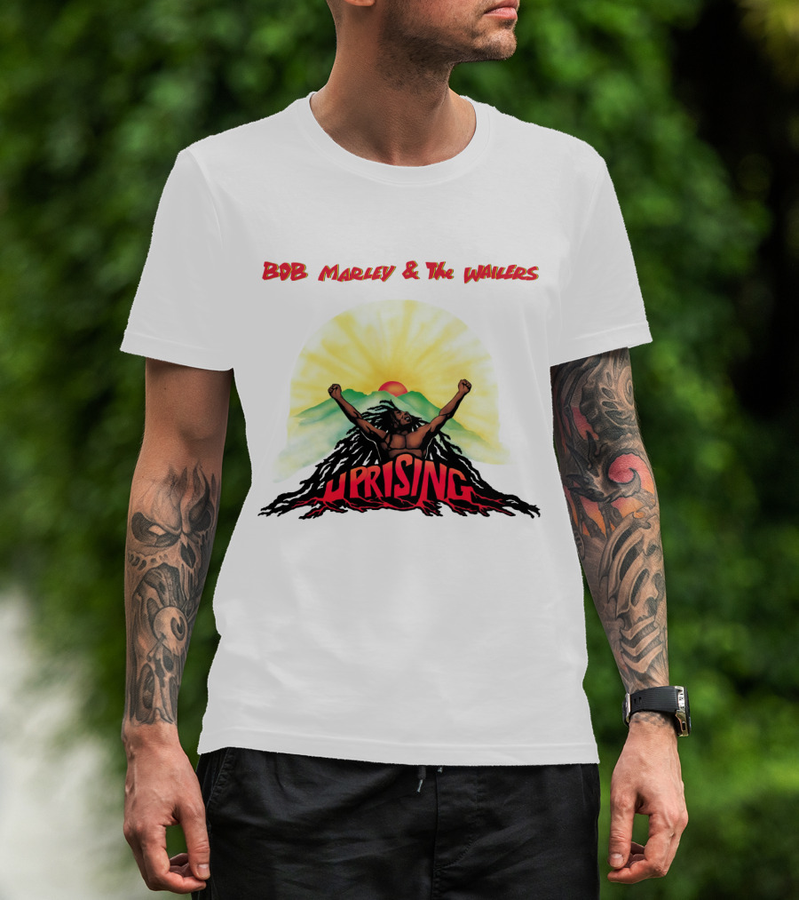 Bob Marley & The Wailers Uprising Sun Mountain Freedom T-Shirt