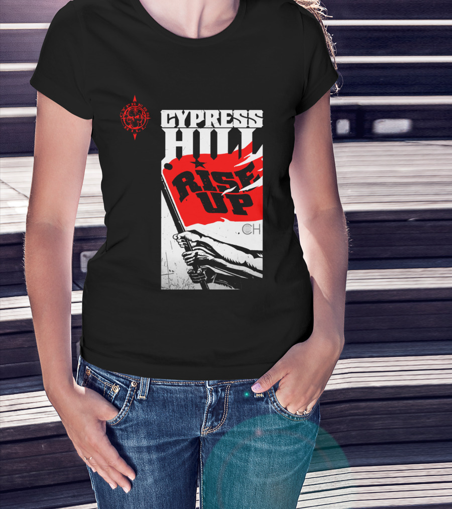 Cypress Hill Rise Up Red Flag Image Cph T-Shirt