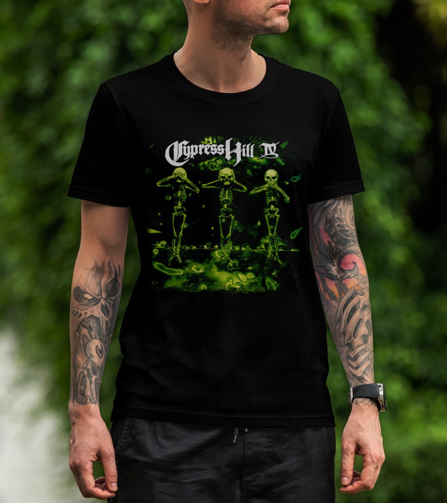 Cypress Hill Iv Skeleton Trio T-Shirt