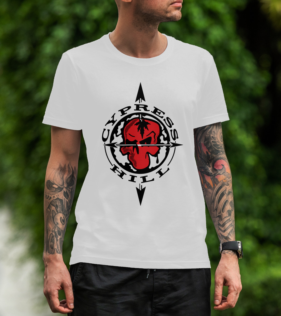 Cypress Hill Skull Compass T-Shirt