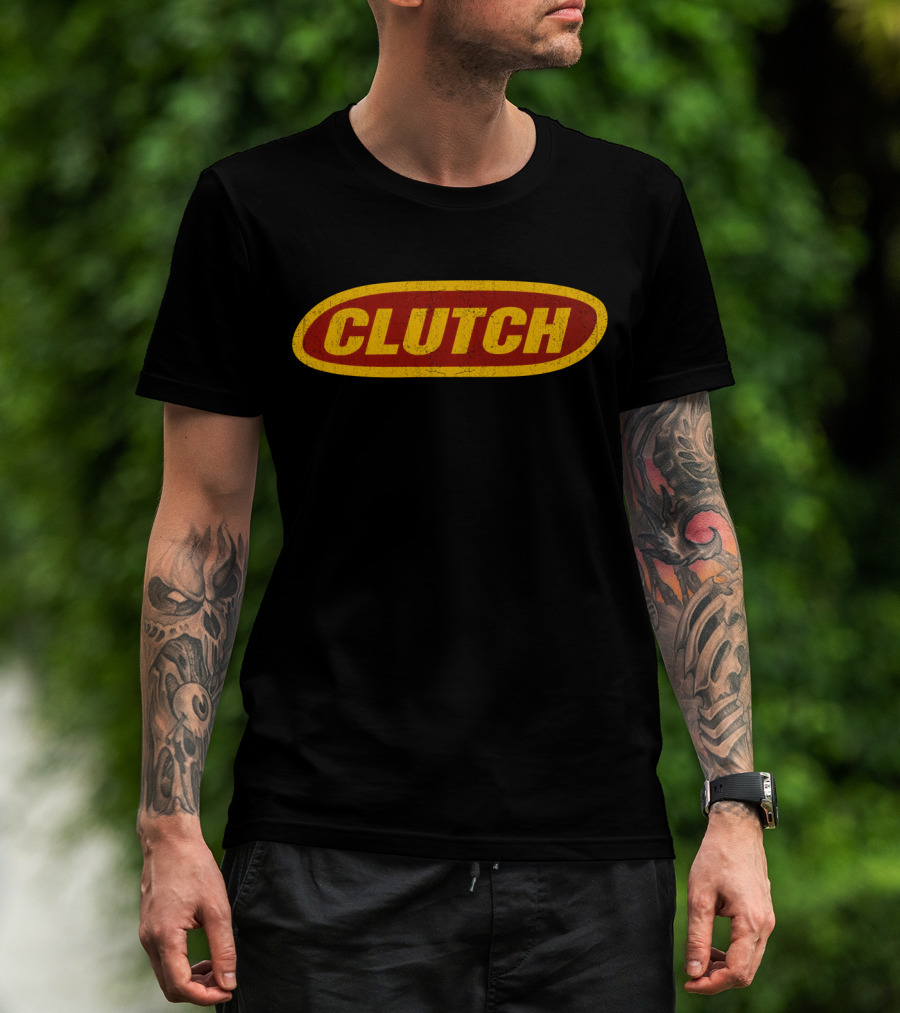 Clutch Retro Oval T-Shirt