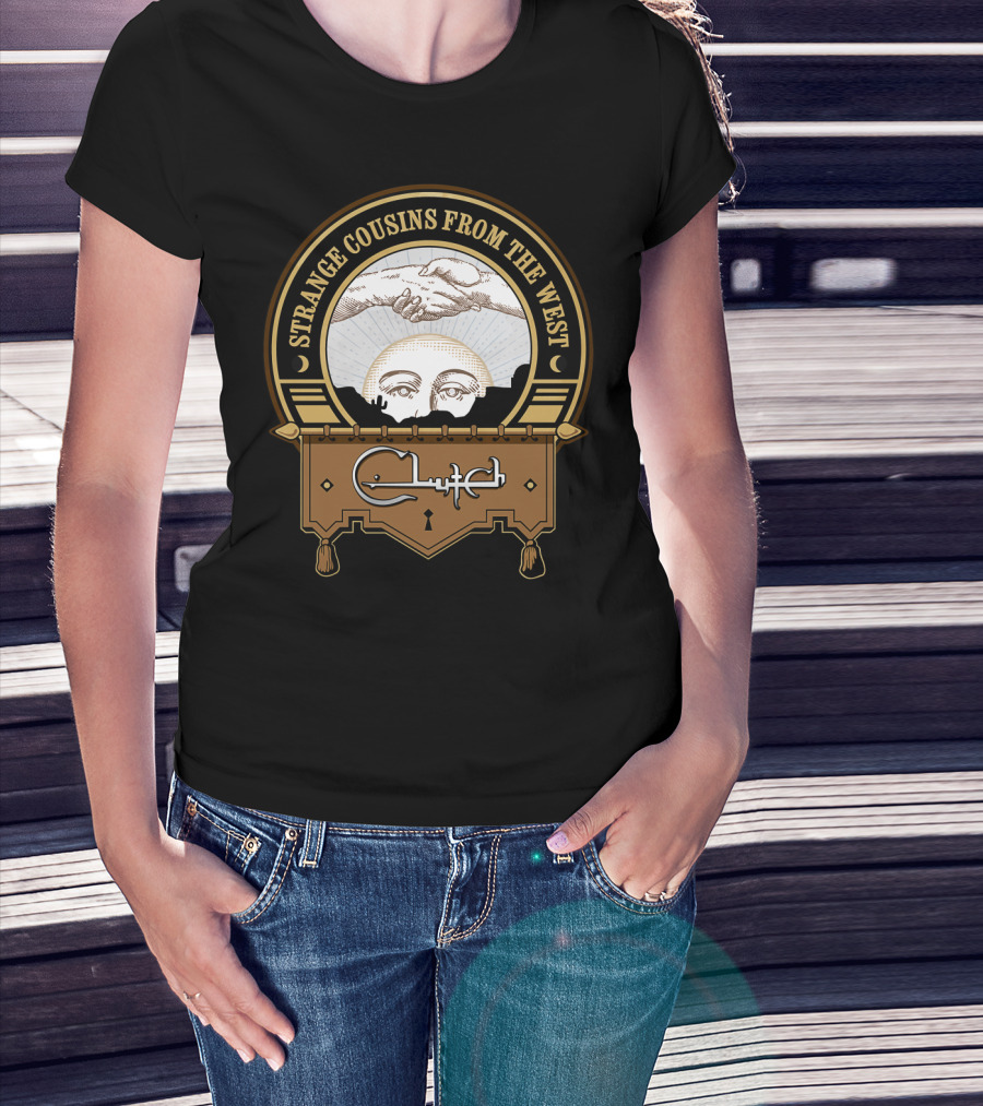 Strange Cousins From The West Clutch T-Shirt