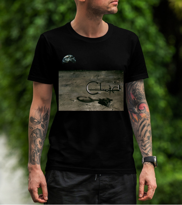 Clutch Earth Moon Landscape T-Shirt