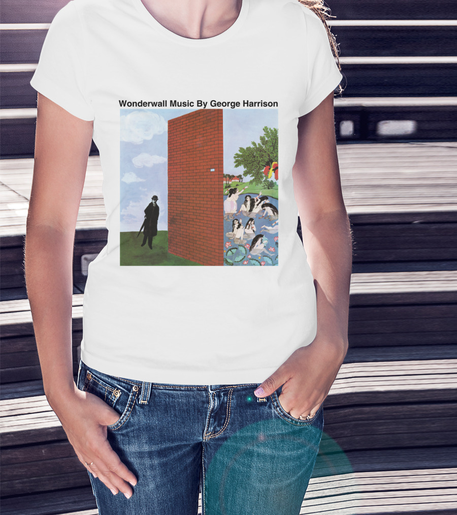 Wonderwall Music By George Harrison Album Cover T-Shirt