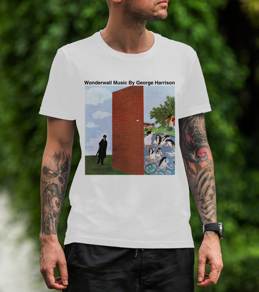 Wonderwall Music By George Harrison Album Cover T-Shirt