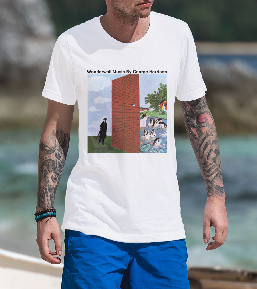 Wonderwall Music By George Harrison Album Cover T-Shirt