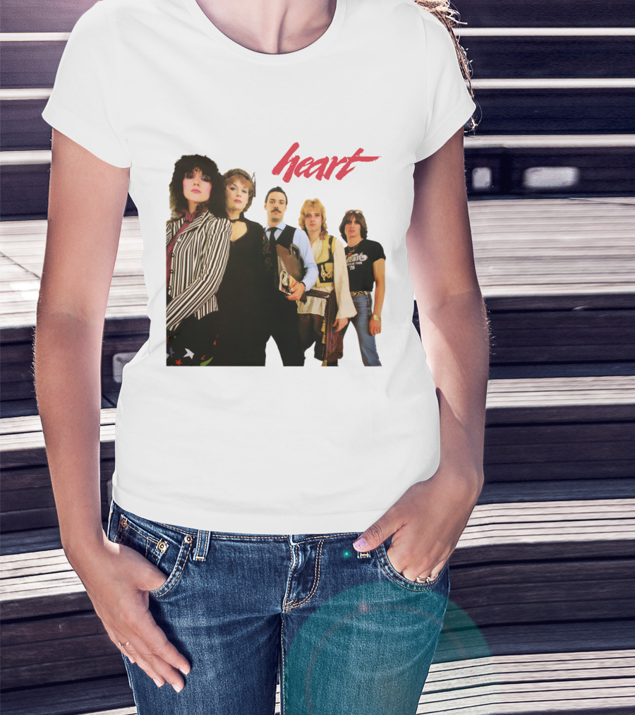 Heart Band Group Photo Lineup T-Shirt