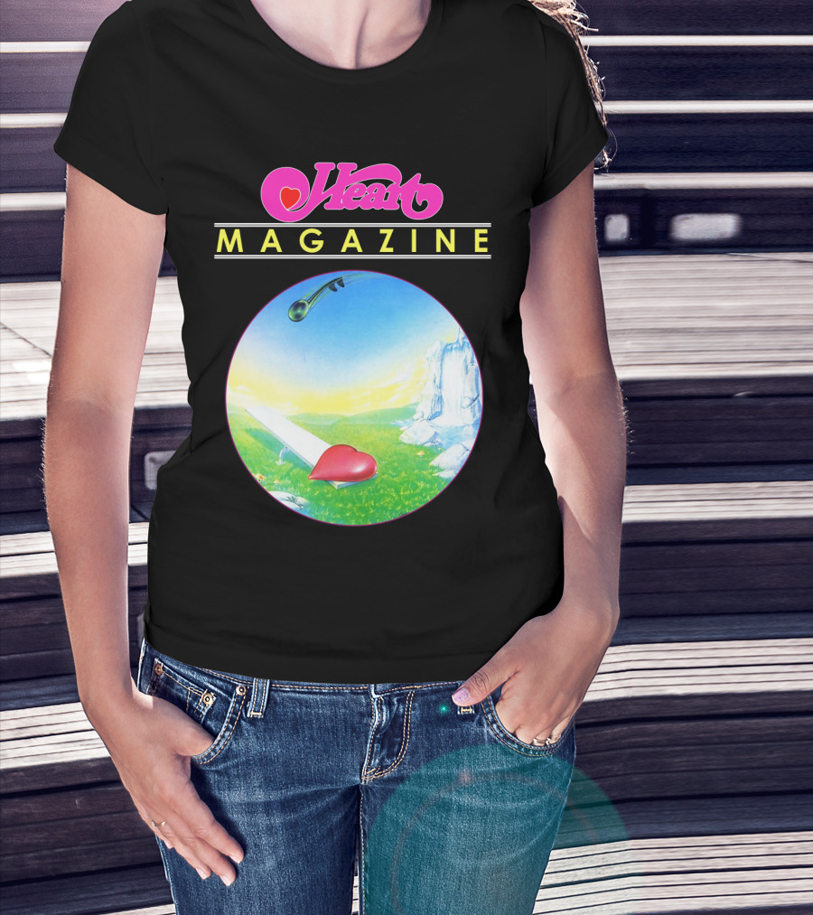 Heart Magazine 1977 Album Cover Art T-Shirt