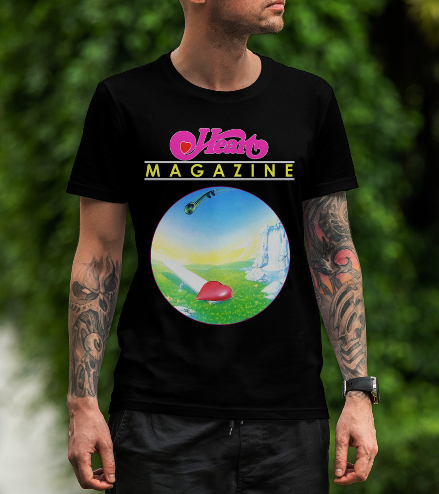 Heart Magazine 1977 Album Cover Art T-Shirt