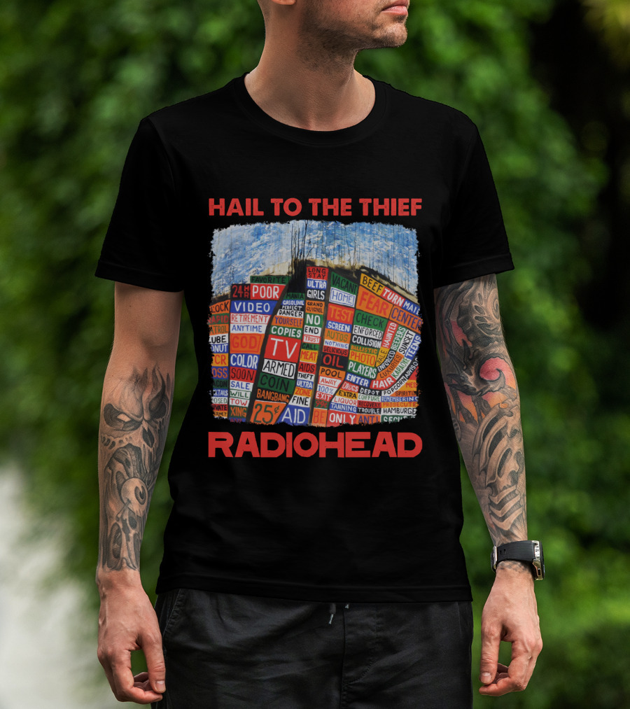 Hail To The Thief Radiohead Album Cover Art T-Shirt