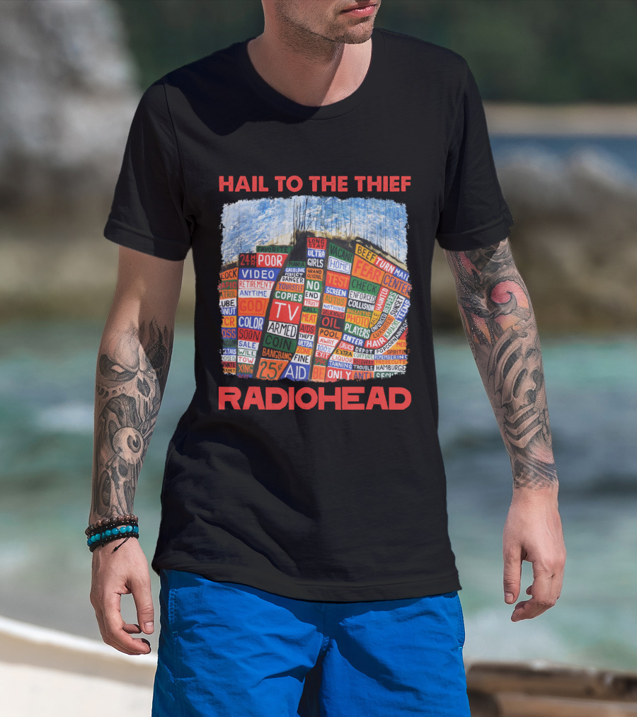 Hail To The Thief Radiohead Album Cover Art T-Shirt