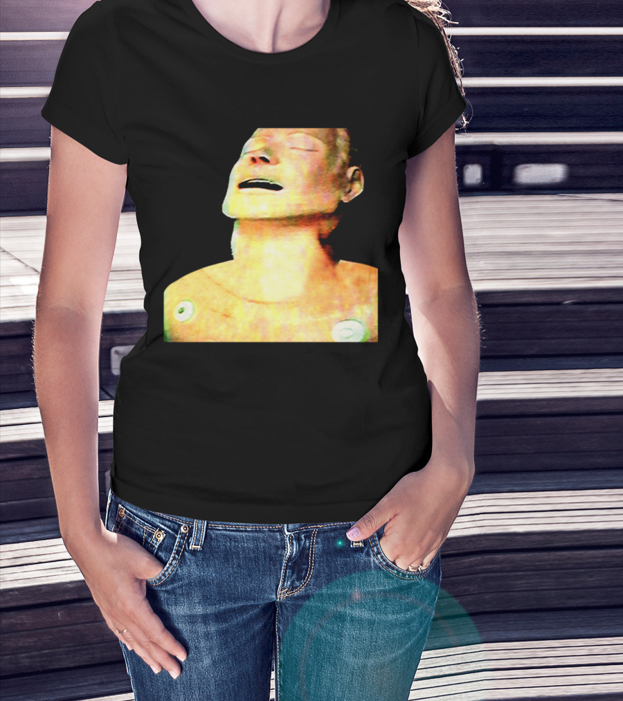 Cpr Training Manikin With Electrodes T-Shirt