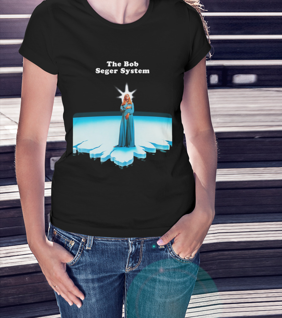 The Bob Seger System Blue Figure Radiant Island T-Shirt