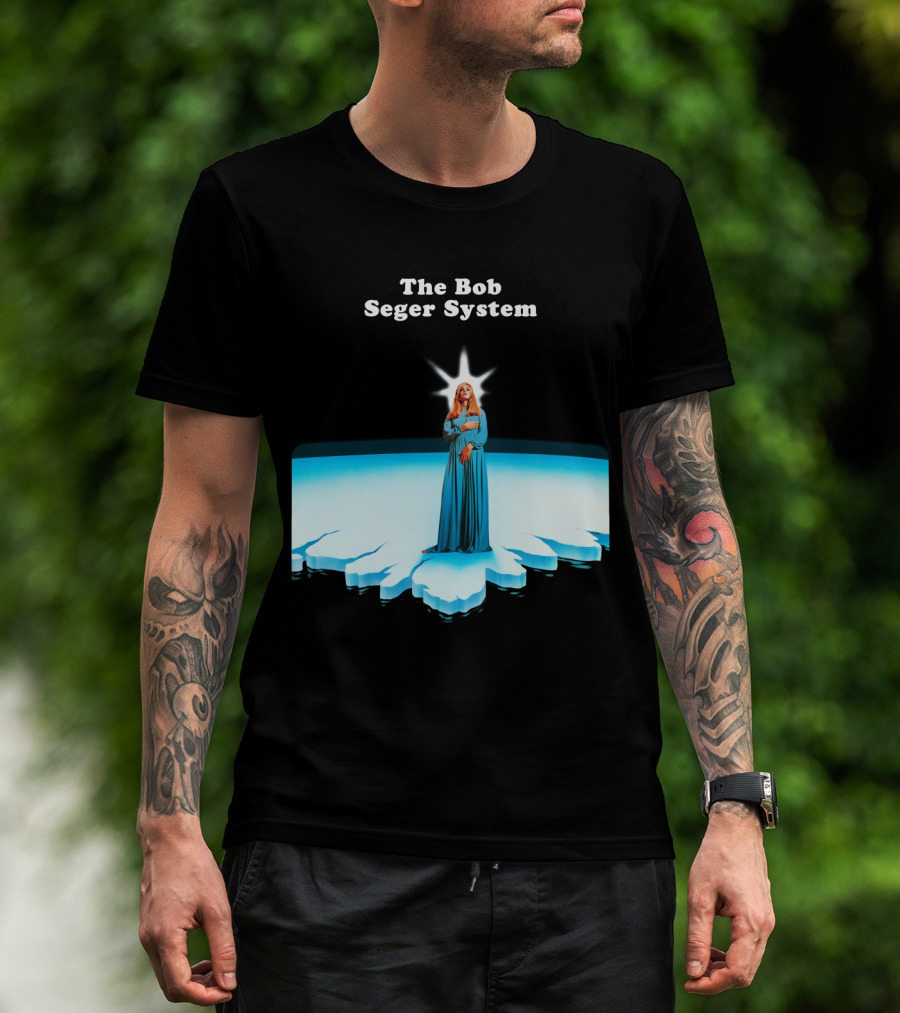 The Bob Seger System Blue Figure Radiant Island T-Shirt