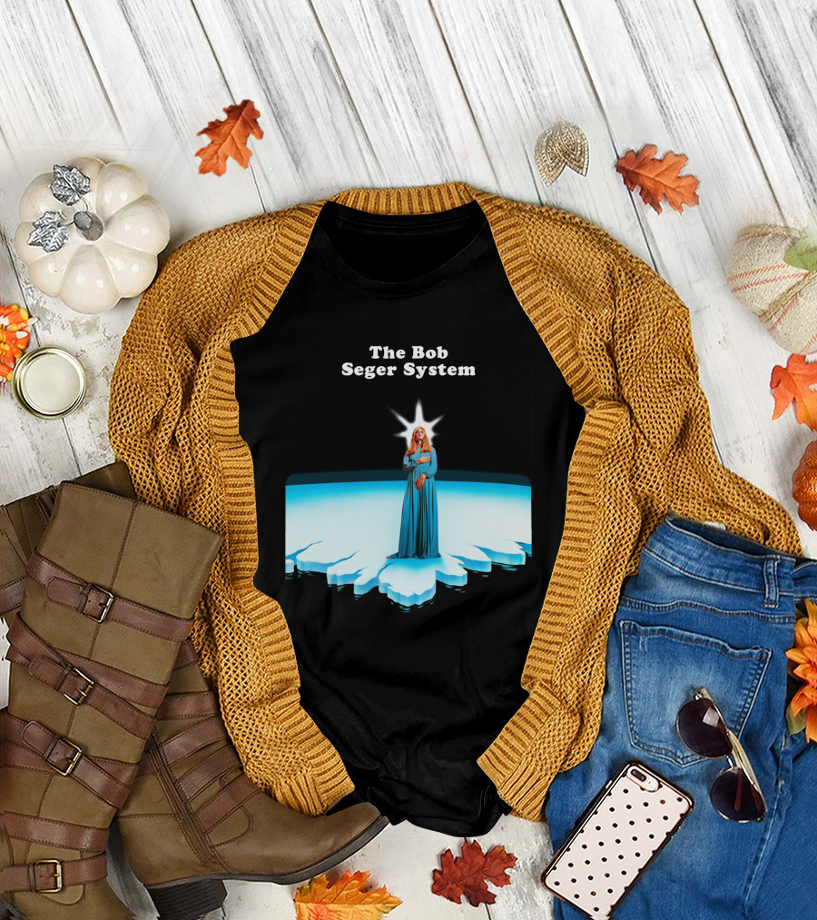 The Bob Seger System Blue Figure Radiant Island T-Shirt