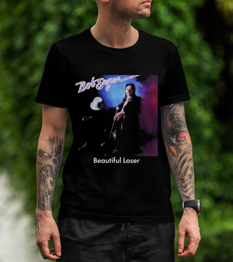 Bob Seger Beautiful Loser Album Cover T-Shirt