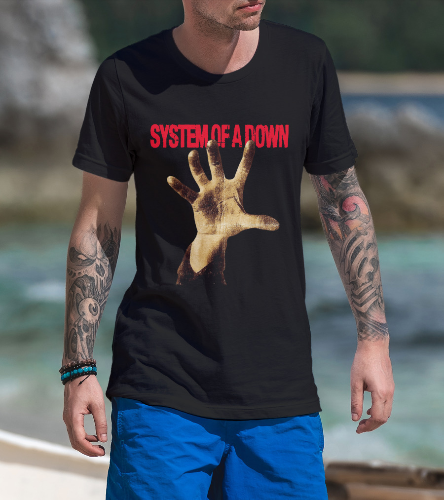 System Of A Down Hand Iconic Album Art T-Shirt