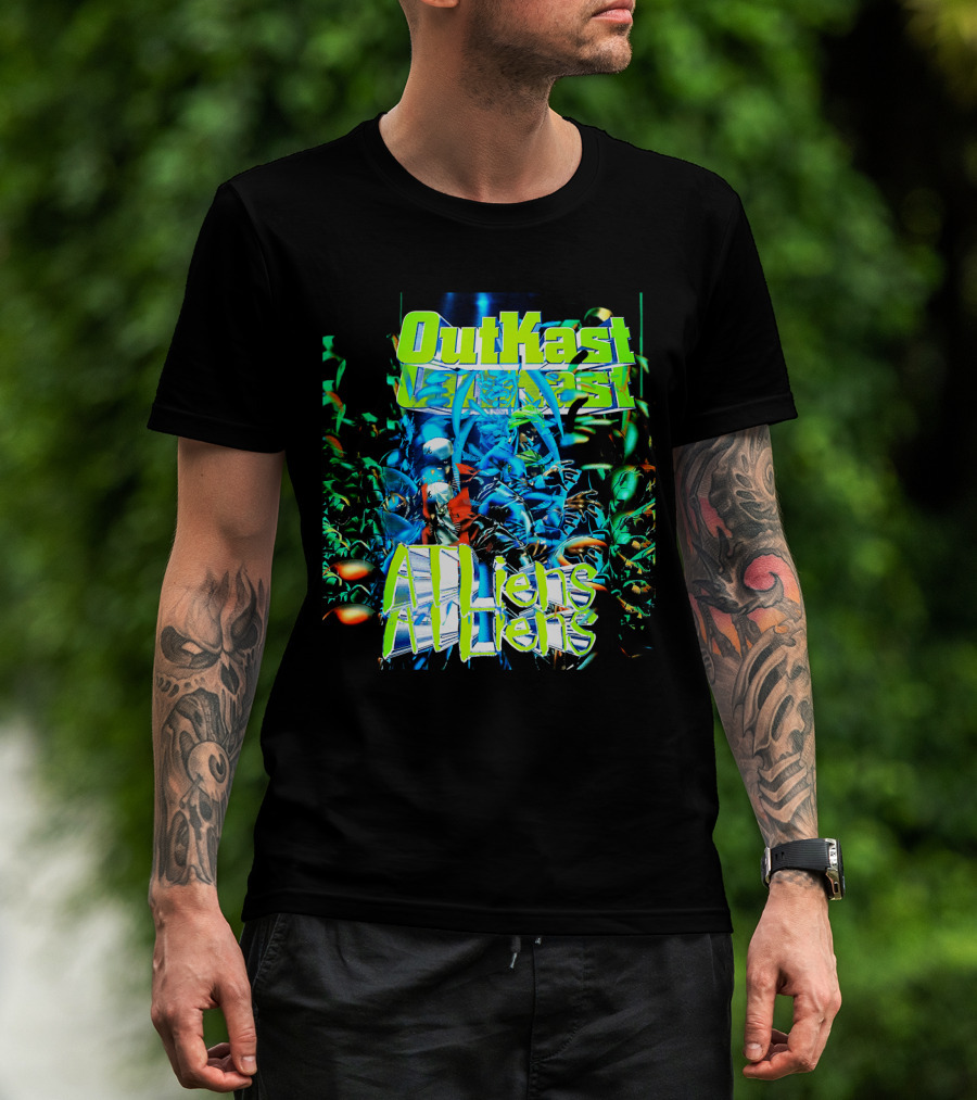 Outkast Atliens Alien Theme T-Shirt