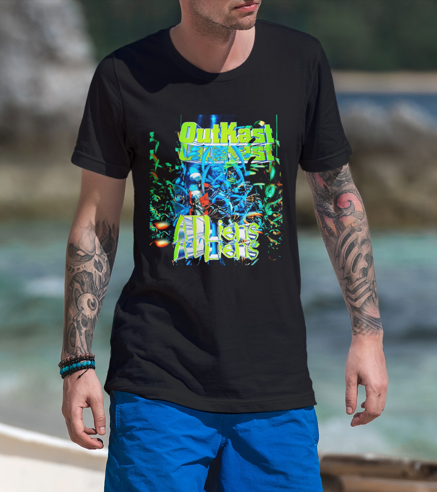 Outkast Atliens Alien Theme T-Shirt