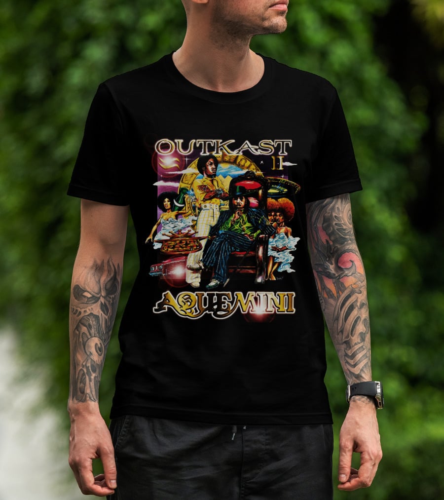 Outkast Aquemini Album Cover Art T-Shirt