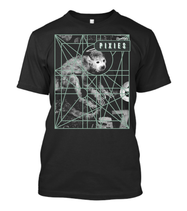 Pixies Geometric Abstract Lines And Circles T-Shirt
