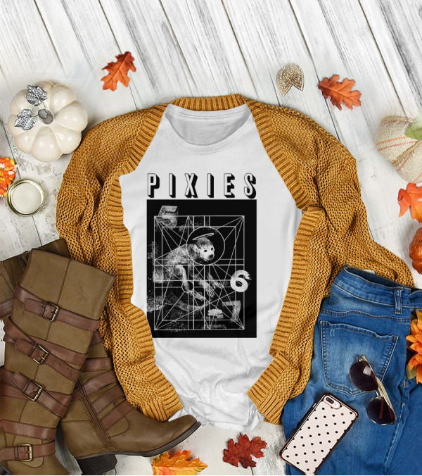 Pixies Geometric Monkey Design 567 T-Shirt
