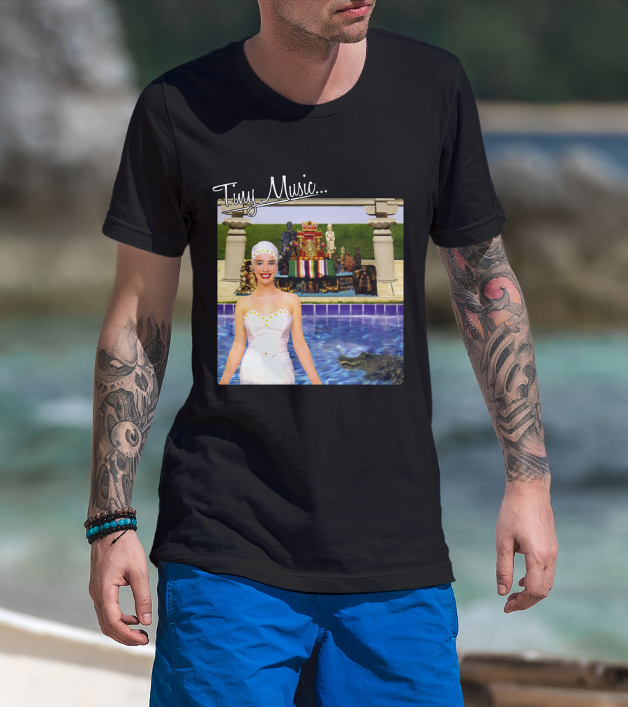 Tiny Music... Spaß Im Schwimmbad Mit Stp Cover Collage T-Shirt