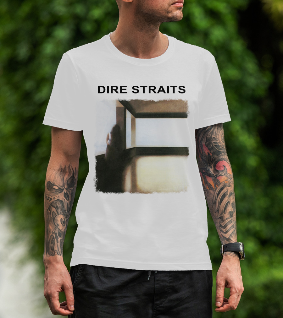 Dire Straits Album Art Minimalist Abstract T-Shirt