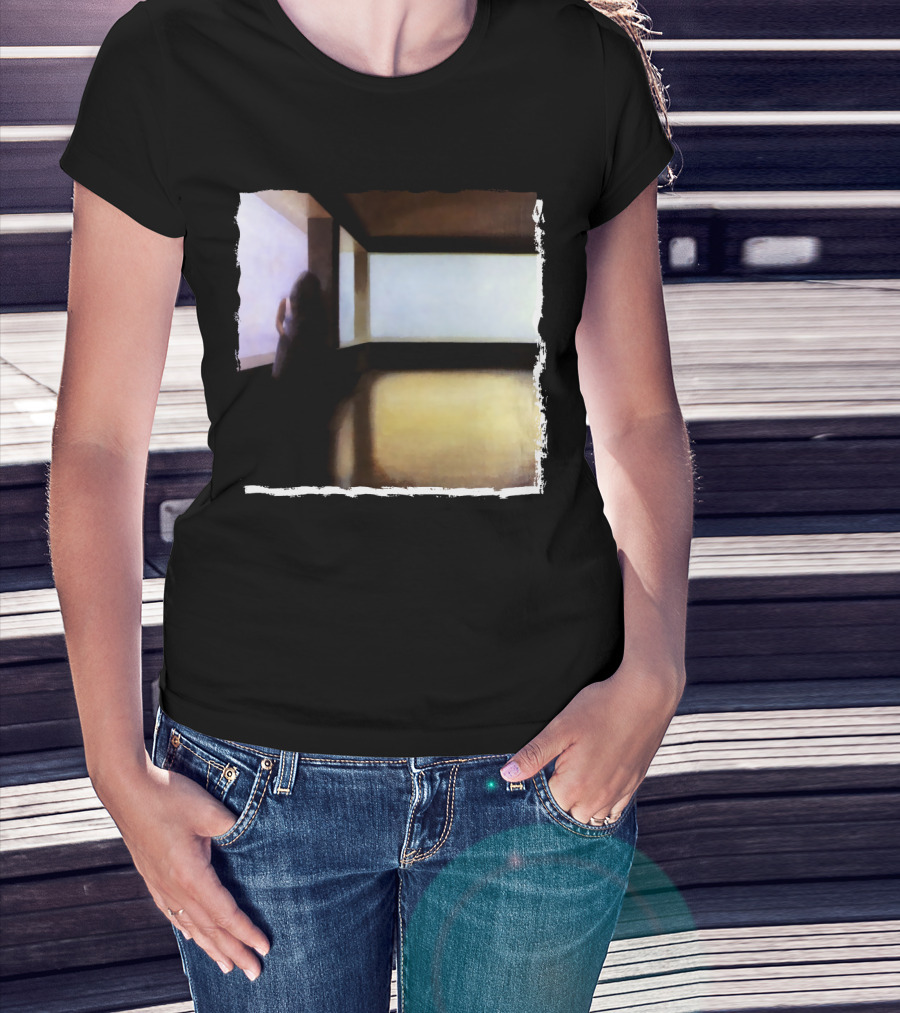 Mysterious Shadow By The Window T-Shirt
