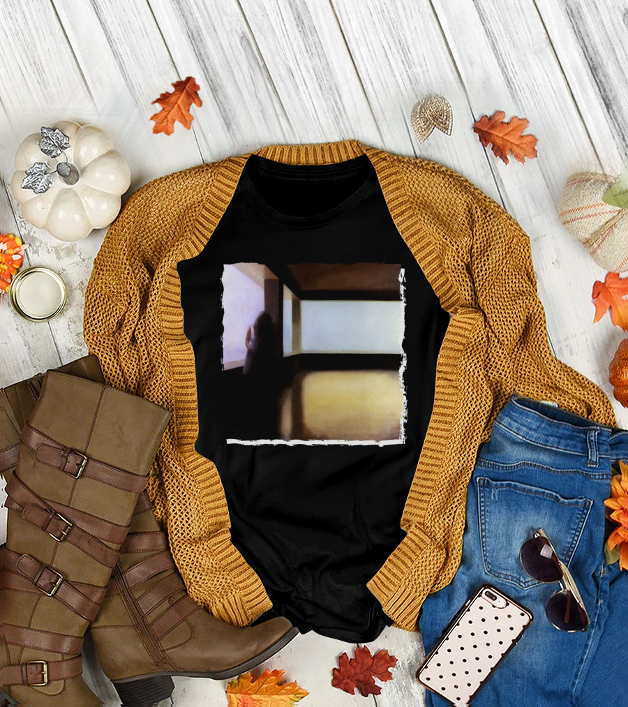 Mysterious Shadow By The Window T-Shirt