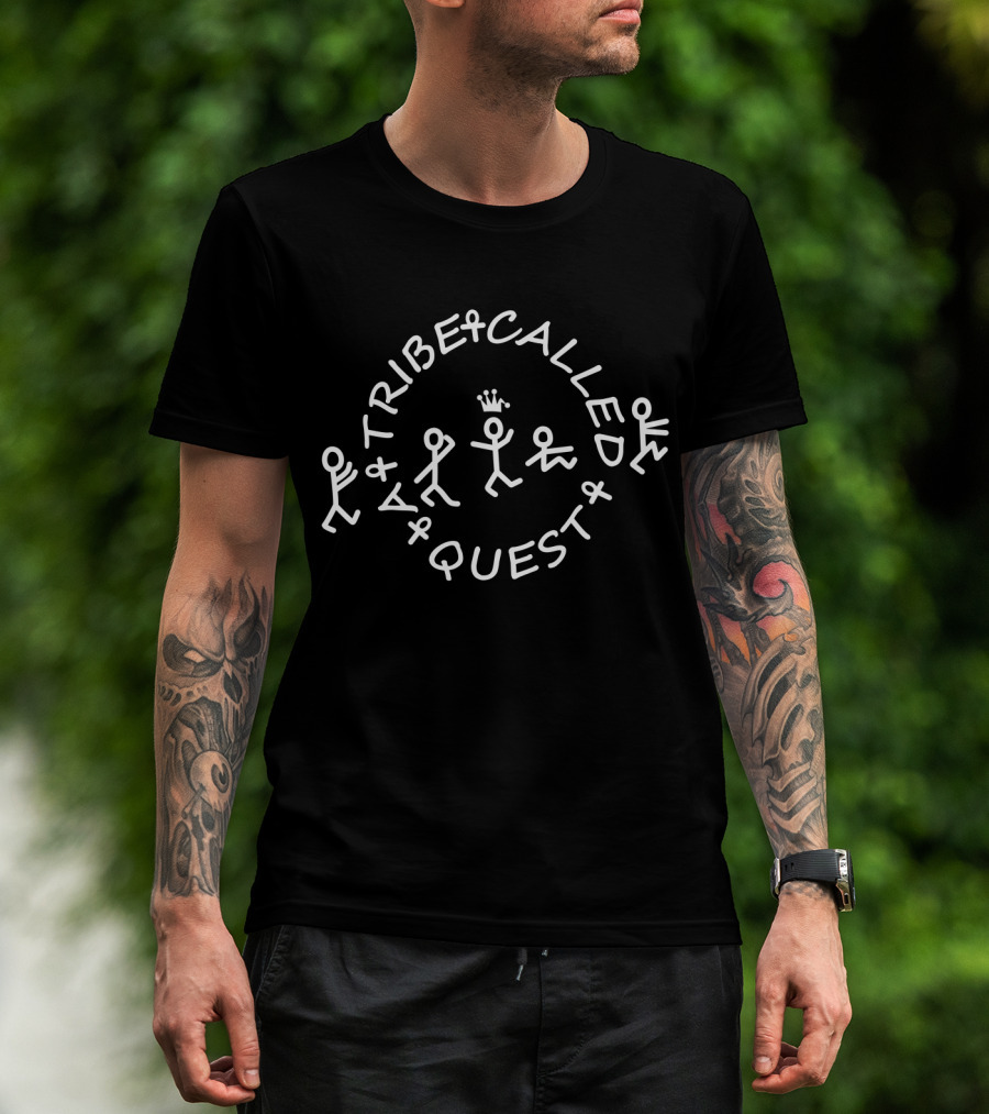 A Tribe Called Quest Stick Figures Crown T-Shirt