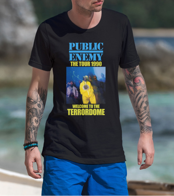 Public Enemy The Tour 1990 Welcome To The Terrordome T-Shirt
