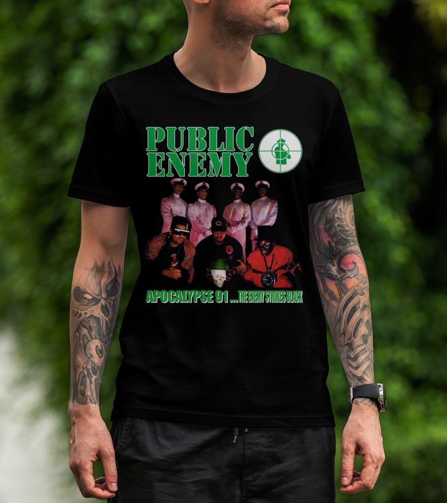 Public Enemy Apocalypse 91 The Enemy Strikes Black T-Shirt
