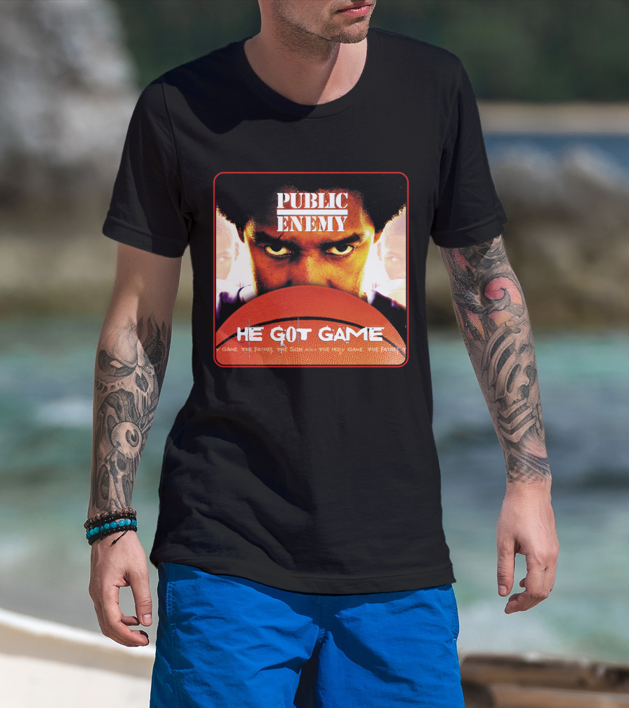 Public Enemy He Got Game The Father The Son And The Holy Game T-Shirt