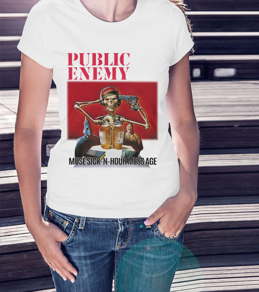 Public Enemy Muse Sick-N-Hour Mess Age T-Shirt