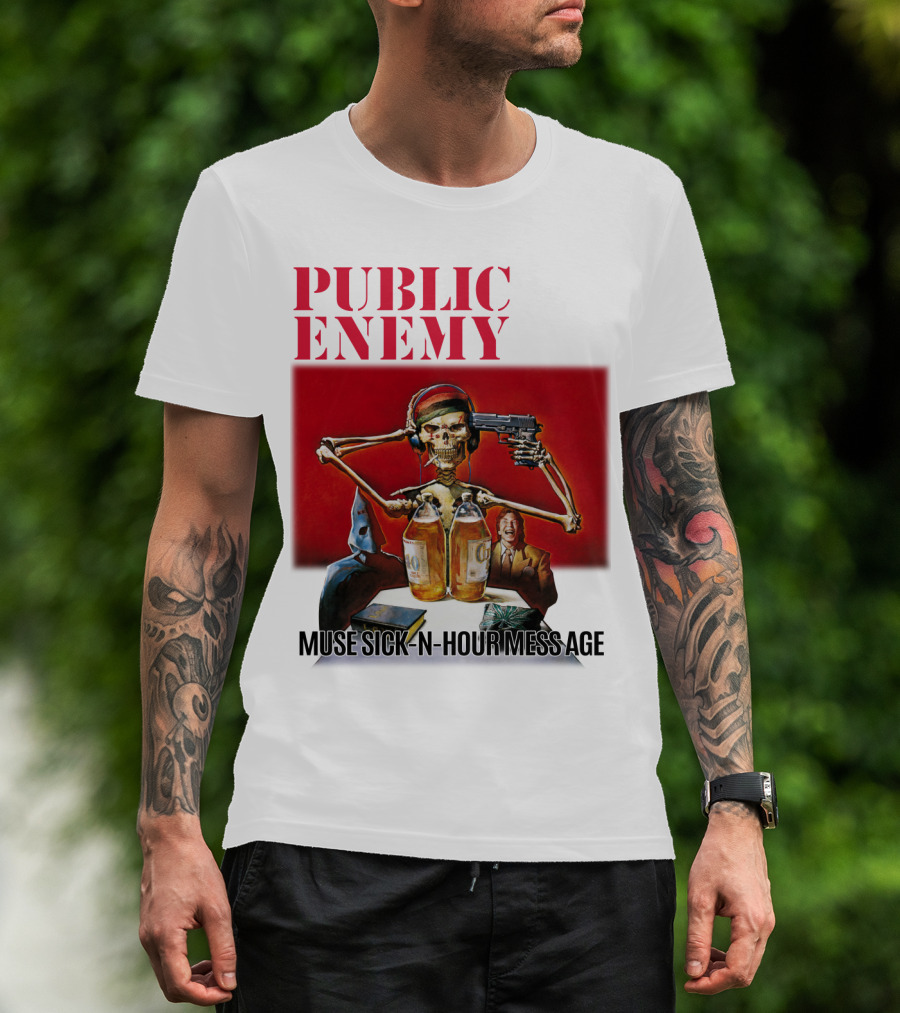 Public Enemy Muse Sick-N-Hour Mess Age T-Shirt