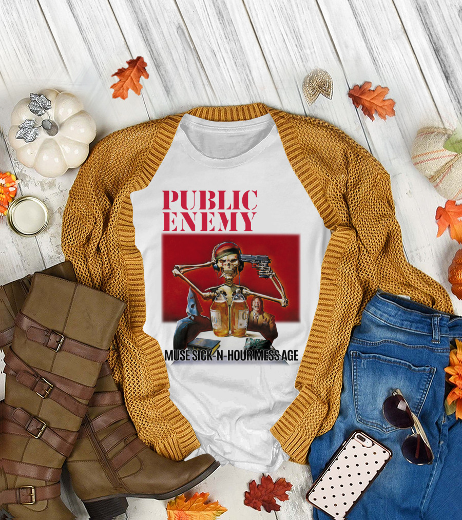 Public Enemy Muse Sick-N-Hour Mess Age T-Shirt