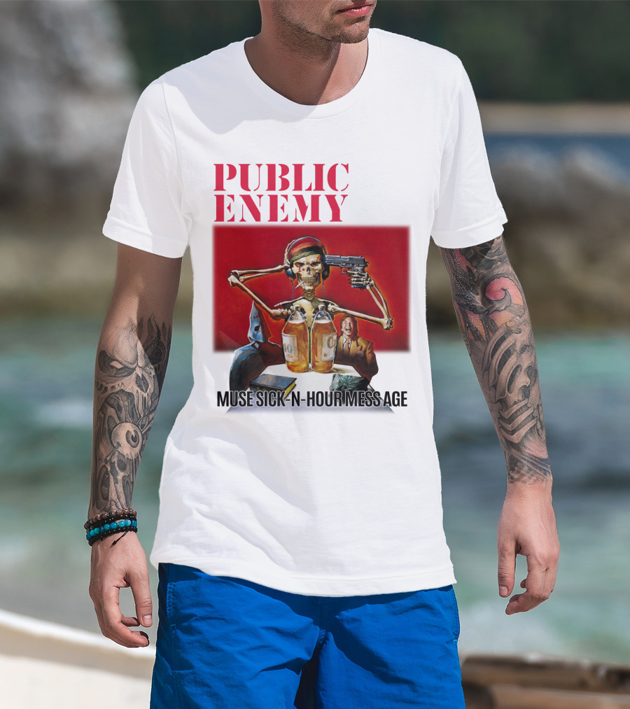 Public Enemy Muse Sick-N-Hour Mess Age T-Shirt
