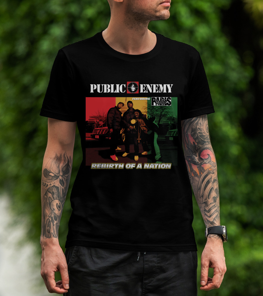 Public Enemy Rebirth Of A Nation Featuring Paris T-Shirt