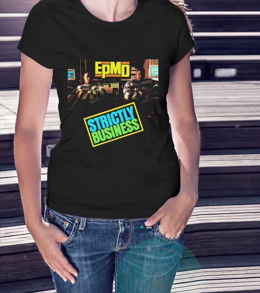 Epmd Strictly Business Album Cover With Studio T-Shirt