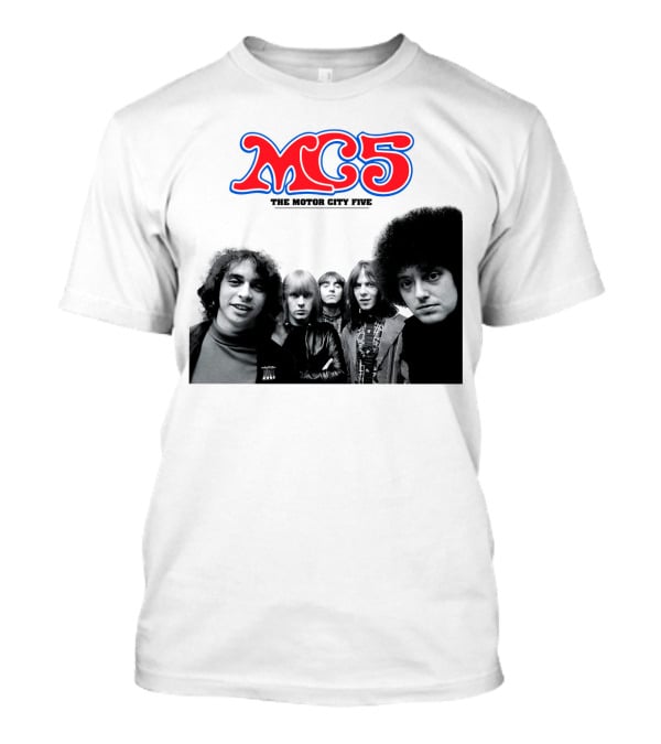 Mc5 The Motor City Five Band Retro Group Photo T-Shirt
