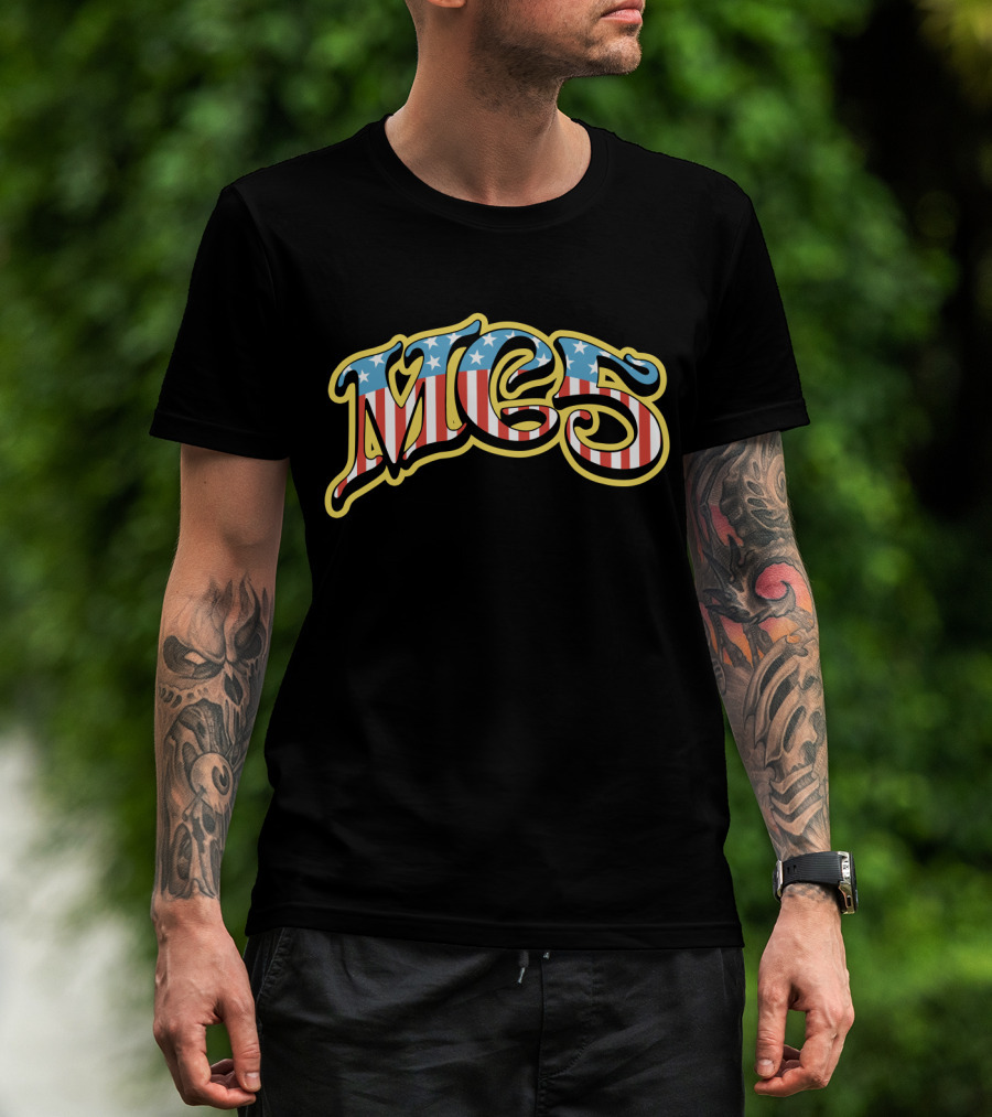 Mc5 American Flag Style T-Shirt