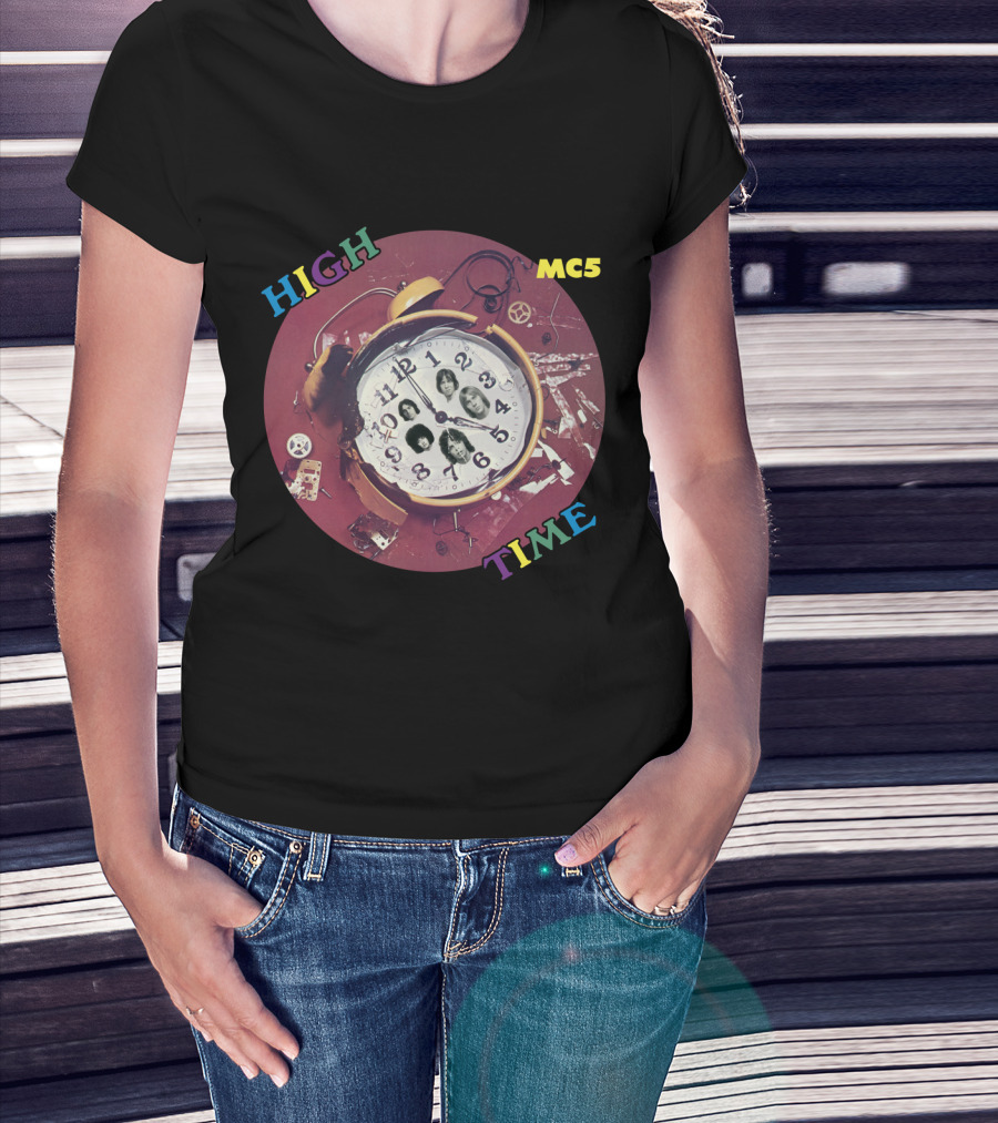 Mc5 High Time Alarm Clock Collage T-Shirt